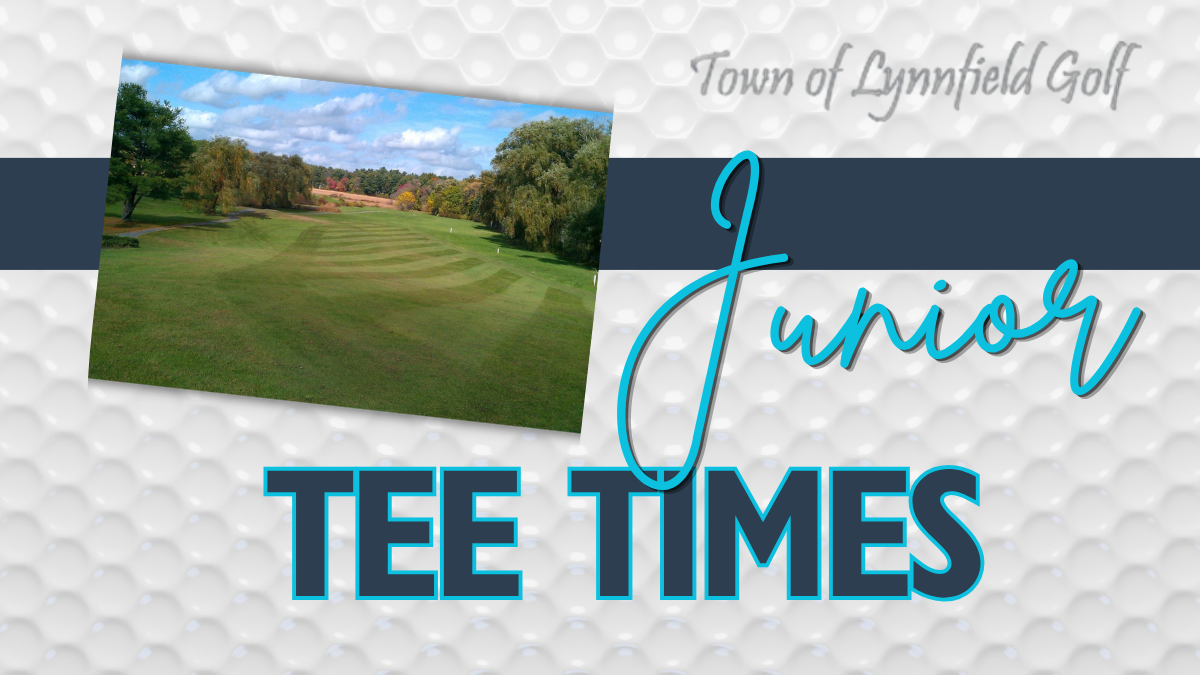 Junior Tee times